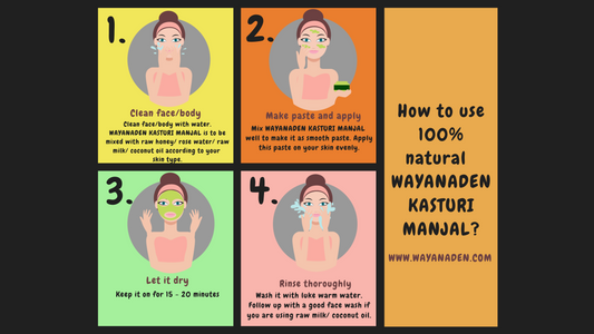 How to use Wayanaden's Kasturi Turmeric Powder?