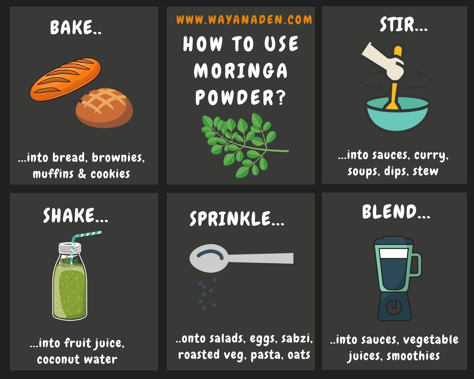 Moringa Powder | Moringa | Organic Moringa Powder | WWW.WAYANADEN.COM