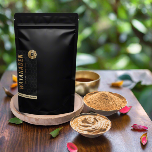 Original Kasturi Manjal Powder | Original Kasturi Turmeric Powder | Natural Face-Body Pack | Wayanadan Kasturi Manjal | Turmeric Face Pack | Kasturi Haldi | WWW.WAYANADEN.COM