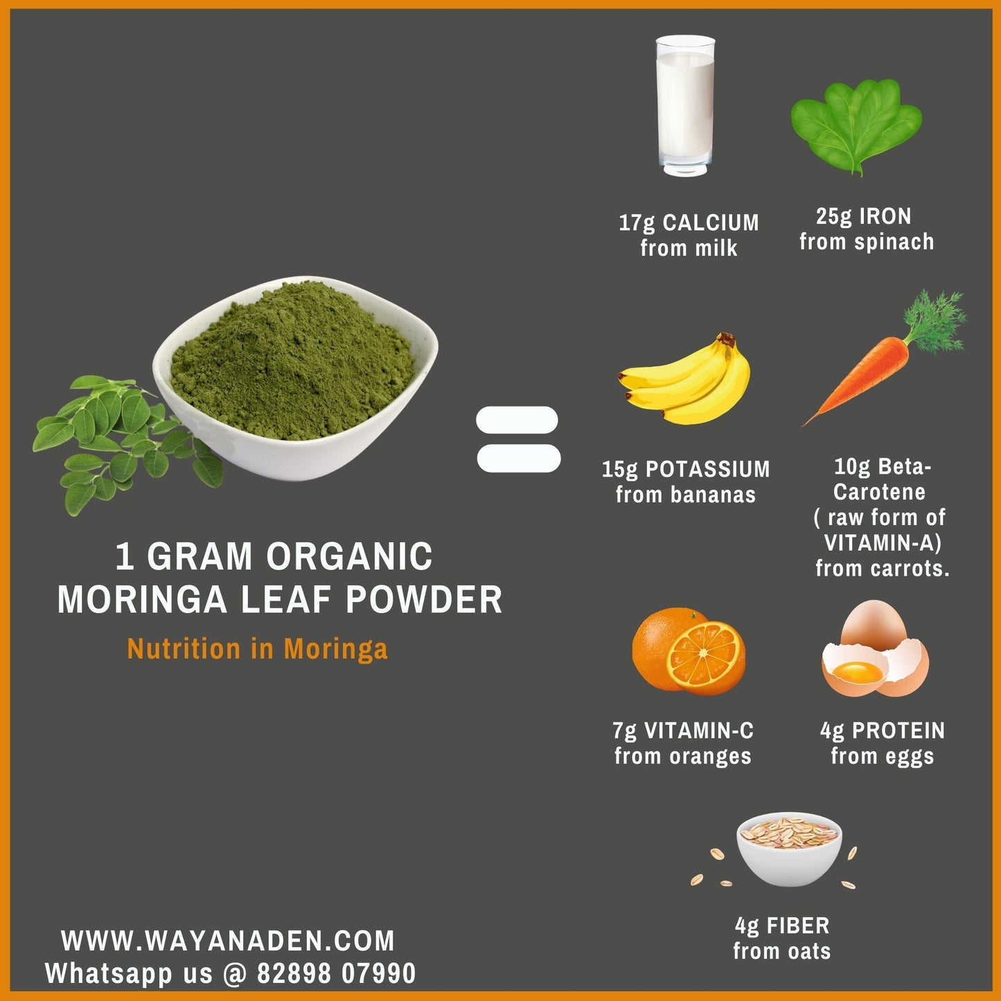 Moringa Powder | Moringa | Organic Moringa Powder | WWW.WAYANADEN.COM