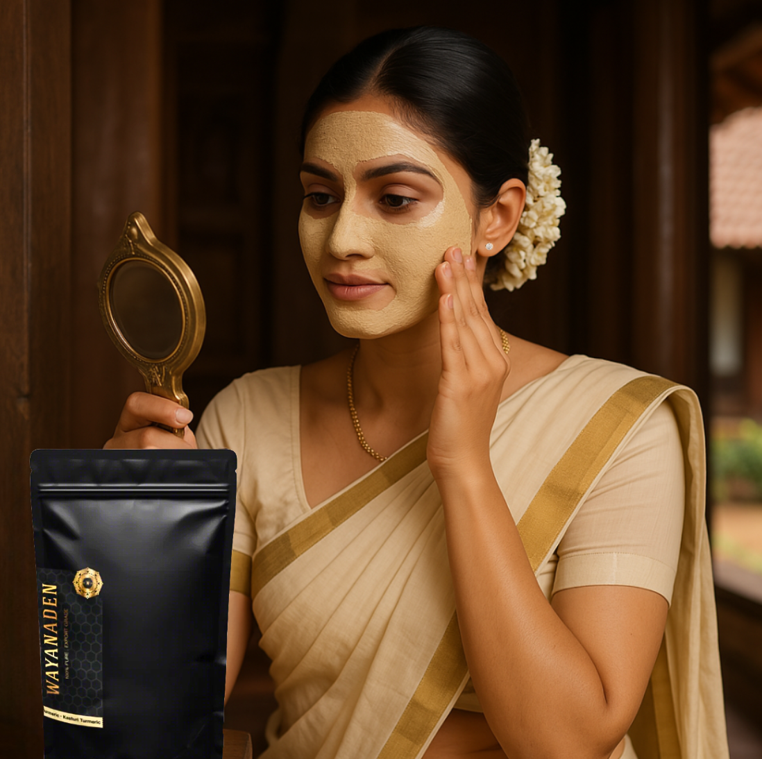 Original Kasturi Turmeric Powder | Kasturi Manjal | Wayanadan Kasturi Manjal | Kasturi Haldi | For Baby Skin